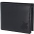  Leather Porte-monnaie Protection RFID Cuir véritable 12 cm Modéle schwarz-turtle 2.0