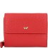  Asti Porte-monnaie Protection RFID Cuir véritable 12 cm Modéle rot