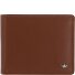  Polo Porte-monnaie Protection RFID Cuir véritable 12 cm Modéle cognac