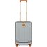  Capri 4 roulettes Trolley de cabine 55 cm Compartiment pour ordinateur portable avec soufflet d'extension Modéle silver