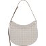  Hispani Sac à bandoulière Cuir véritable 32 cm Modéle pearl grey