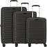  Travel Line 4500 4 roulettes Set de valises 3 pièces avec soufflet d'extension Modéle black