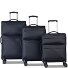  Kyoto 4 roues Set de valises 3 pièces avec soufflet d'extension Modéle dunkelblau
