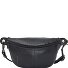  Mellow Leather Sac banane Cuir véritable 30 cm Modéle nero