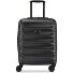  Meteor 4 roues Valise cabine 55 cm avec soufflet d'extension Modéle deep black