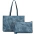  Sac de shopper 35 cm Modéle blue denim-black