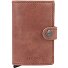  Miniwallet Vintage Porte-cartes de crédit Porte-monnaie RFID Cuir 6,5 cm Modéle cognac-brown