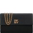  Rosa Portefeuille d'embrayage Cuir 20 cm Modéle jet black-black