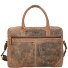 Porte-documents Vintage en cuir 41 cm pour ordinateur portable Modéle nut brown