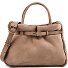  Jill Sac à main Cuir véritable 35 cm Modéle cappuccino