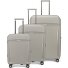  Zeleste 4 roues Set de valises 3 pièces Modéle luxurytaupe
