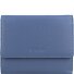  Porte-monnaie Viktoria RFID cuir 12 cm Modéle taubenblau