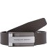  Ceinture crochet en cuir Modéle darkbrown | 120 cm