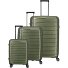  Air Base 4 roues Set de valises 3 pièces avec soufflet d'extension Modéle olive