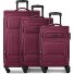  Edition 04 4 roues Set de valises 3 pièces avec soufflet d'extension Modéle burgundy