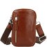  Buddy Pochette pour téléphone portable Cuir véritable 12 cm Modéle cognac