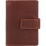  Porte-monnaie Vintage RFID en cuir 7 cm Modéle cognac