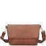  Mademoiselle.M Messenger 33 cm Compartiment pour ordinateur portable Modéle cognac