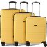  5739 4 roulettes Set de valises 3 pièces Modéle gelb
