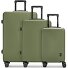  Essentials 09 3-SET 4 roulettes Set de valises 3 pièces Modéle olive