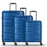  Essentials 10 3-SET 4 roues Set de valises 3 pièces Modéle blue-metallic 2