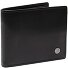  Positano Porte-monnaie Protection RFID Cuir 11 cm Modéle black