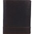  Porte-monnaie RFID en cuir 10 cm Modéle darkbrown