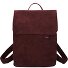  Mademoiselle.M Daypack 35 cm Compartiment ordinateur Modéle nubuk bordeaux