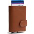  Somers Porte-monnaie Protection RFID Cuir véritable 10 cm Modéle cognac