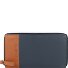  Nappa Porte-monnaie Protection RFID Cuir 19.5 cm Modéle grey-tan