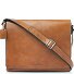  Mark Porte-documents Messenger Protection RFID Cuir 39 cm Compartiment pour ordinateur portable Modéle light brown