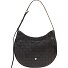  Hispani Sac à bandoulière Cuir véritable 32 cm Modéle black rose