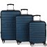  Seattle 4 roulettes Set de valises 3 pièces Modéle dunkelblau
