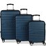  Seattle 4 roulettes Set de valises 3 pièces Modéle dunkelblau