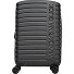  Flyduck 4 roues Valise cabine 55 cm avec soufflet d'extension Modéle black