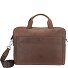  Teramo Attaché-case Cuir véritable 40 cm Compartiment ordinateur Modéle darkbrown