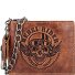  Porte-monnaie Rebel Rider Biker en cuir 13 cm Modéle brown