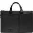  Russel Attaché-case Protection RFID Cuir véritable 42 cm Compartiment ordinateur Modéle black
