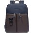  Harper Daypack Cuir 38 cm Compartiment pour ordinateur portable Modéle blue-dark brown