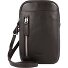  Milano Sac à bandoulière en cuir 12 cm Modéle cafe