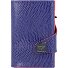  Click & Slide Porte-cartes de crédit RFID en cuir 6,5 cm Modéle violet-re