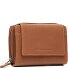  Orveta Porte-monnaie Protection RFID Cuir véritable 13 cm Modéle cognac