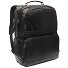  Lennox Sac à dos professionnel Cuir 42 cm Compartiment pour ordinateur portable Modéle black