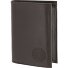  Leather Porte-monnaie Protection RFID Cuir véritable 10 cm Modéle braun-circle bloom