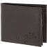  Leather Porte-monnaie Protection RFID Cuir véritable 10 cm Modéle braun-lizard