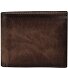  Derrick Porte-monnaie Protection RFID Cuir véritable 11.5 cm Modéle dark brown