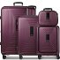  Essentials14 Set de valises à 4 roulettes Beautycase 4pcs avec soufflet extensible Laptopfach Modéle aubergine metallic
