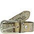  Ceinture à rivets I Cuir Modéle camel | 100 cm