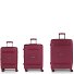  Saori 4 roulettes Set de valises 3 pièces avec soufflet d'extension Modéle burdeos