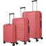  Mooby 4 roulettes Set de valises 3 pièces Modéle rot